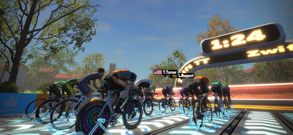 Zwift Time Trial