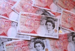 Fifty Pound notes