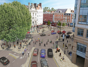 Hammersmith Gyratory artists’ impression