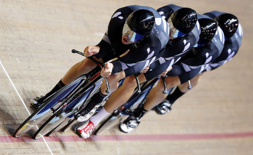 New Zealand in 2013-14 Track Cycling World Cup at Manchester