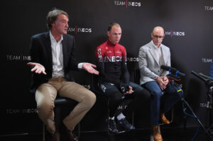 Sir Jim Ratcliffe at Team Ineos launch (picture credit Simon Wilksinon, SWPix.com)