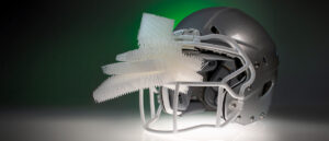 VICIS Helmet with microlattice pads
