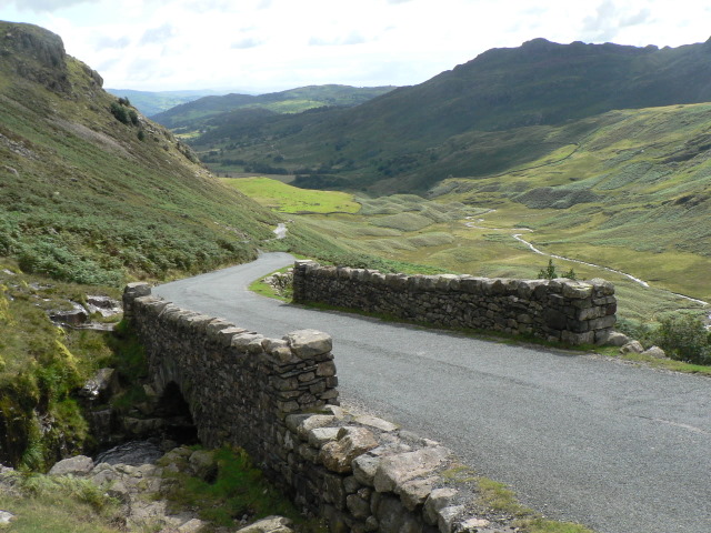 Wrynose Pass (licensed CC BY SA 2.0 by Chris Downer on geograph.org_.uk)