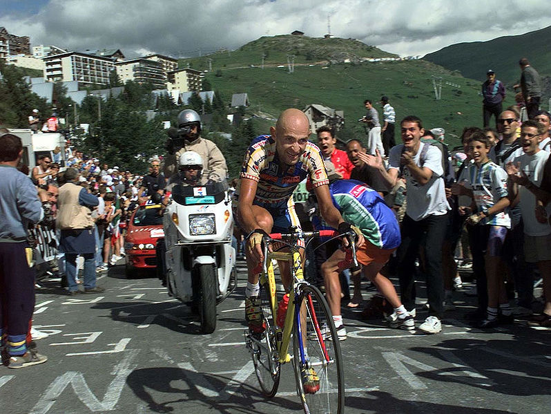 Marco Pantani (Wikimedia Commons:Hein Ciere)