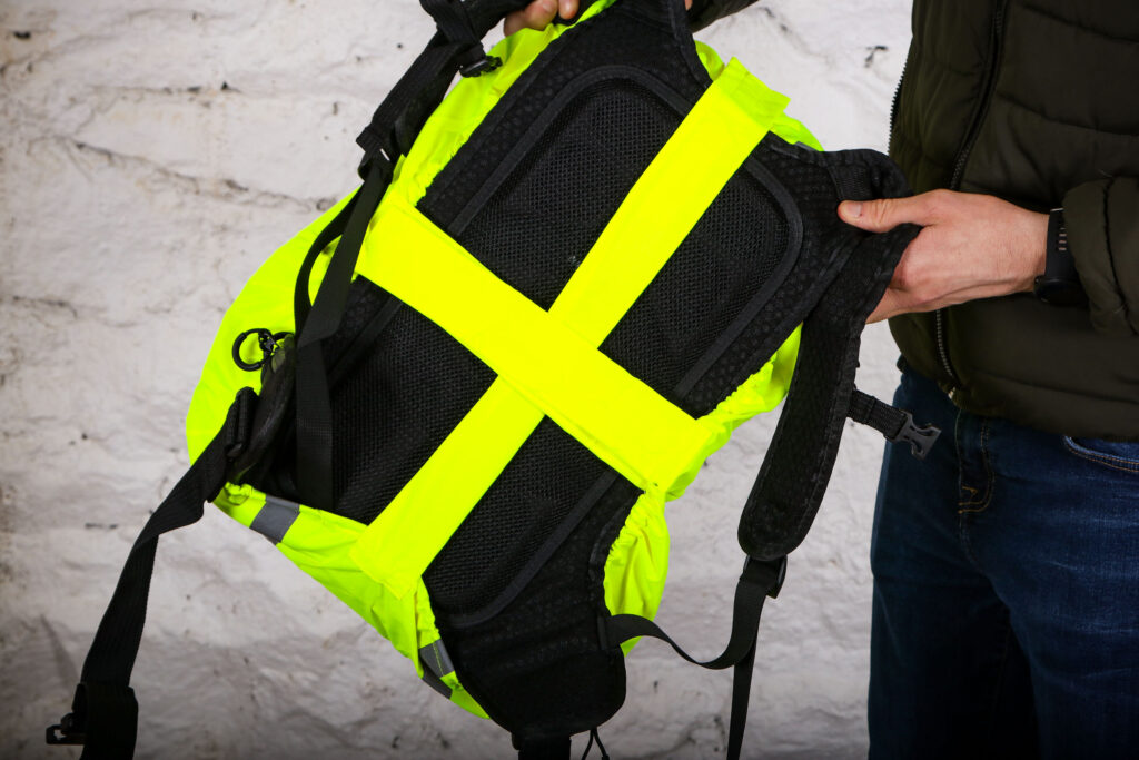 BTR High Visibility Reflective Waterproof Backpack Rucksack Rain Cover – straps.jpg