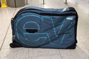 Evoc Bike Travel Bag and stand – airport 1.jpg