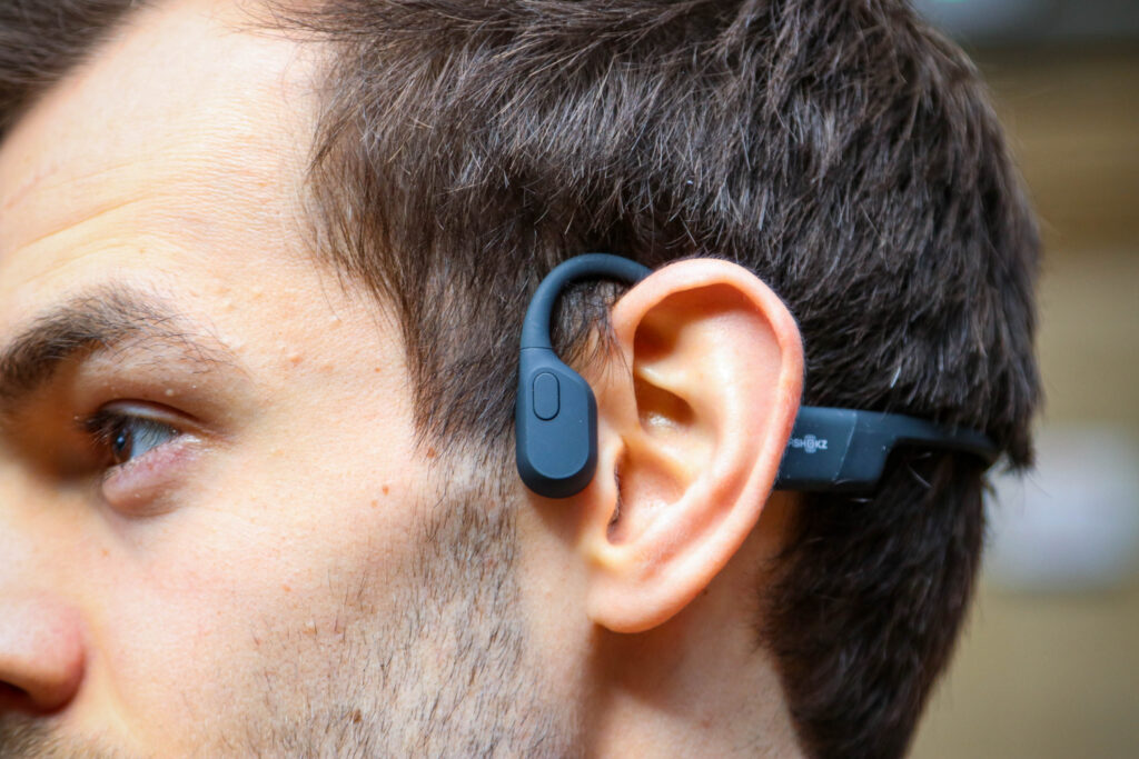 AfterShokz Aeropex wireless bone conduction headphones – worn 4.jpg