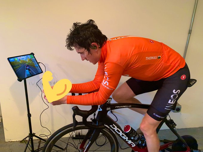 Geraint Thomas Watopia