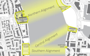 Proposed ferry from Rotherhithe to Canary Wharf