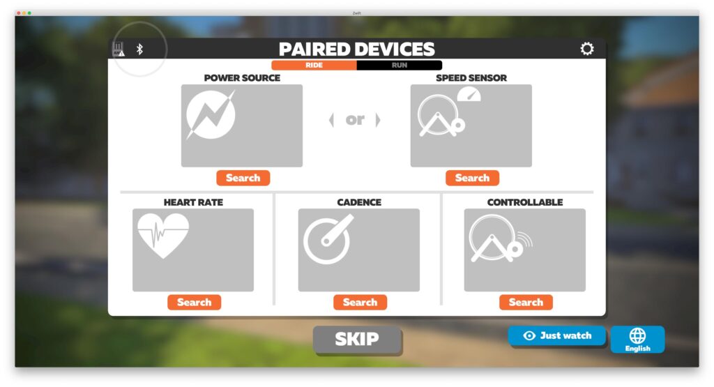 zwift-pair-devices