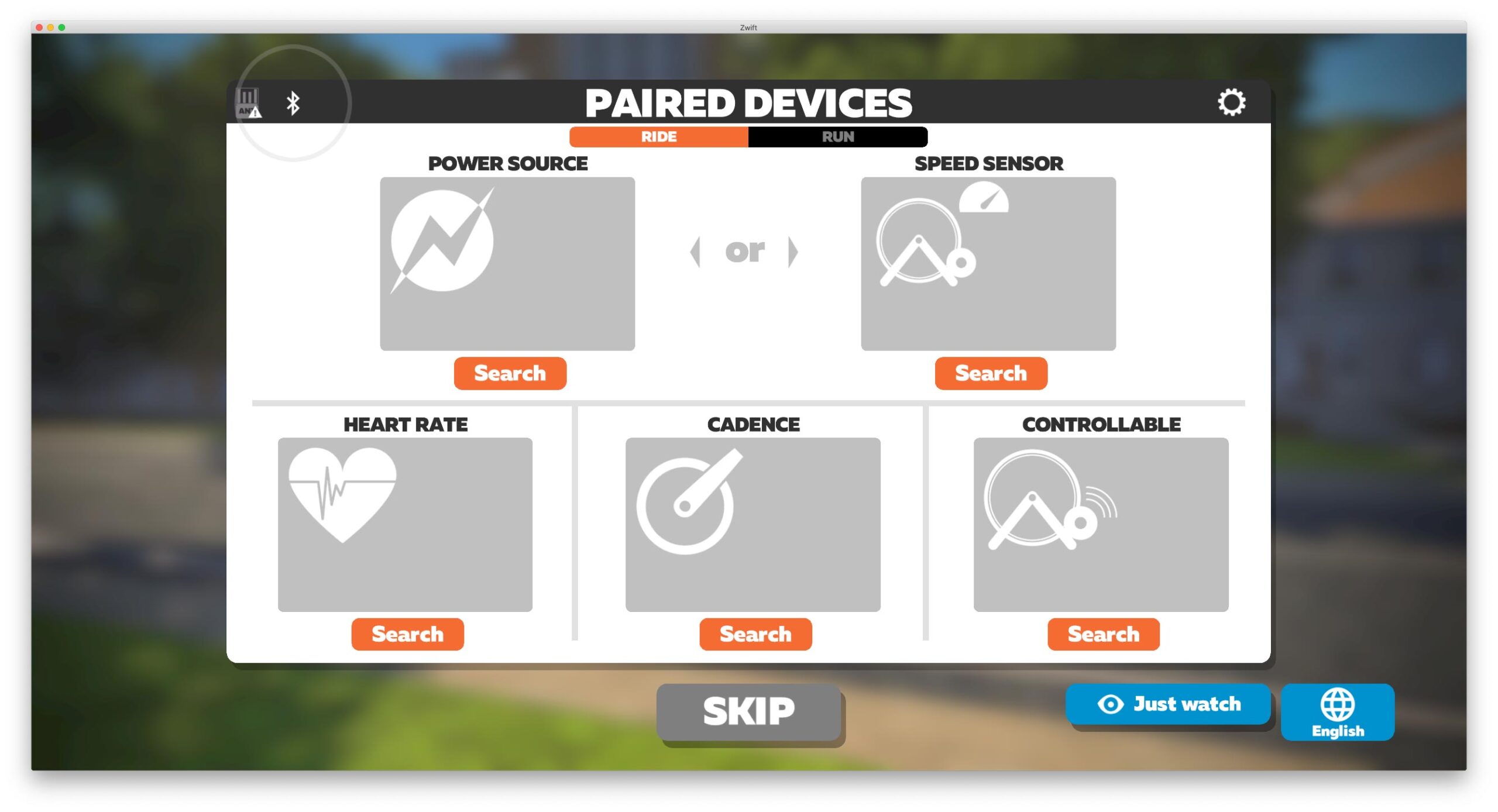 zwift-pair-devices