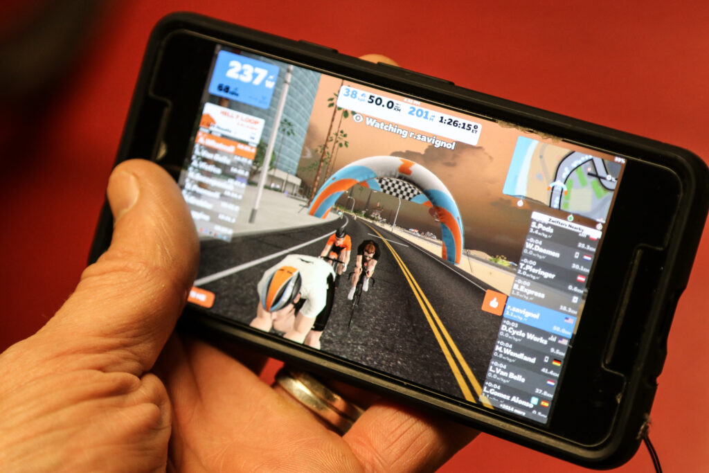 Zwift phone