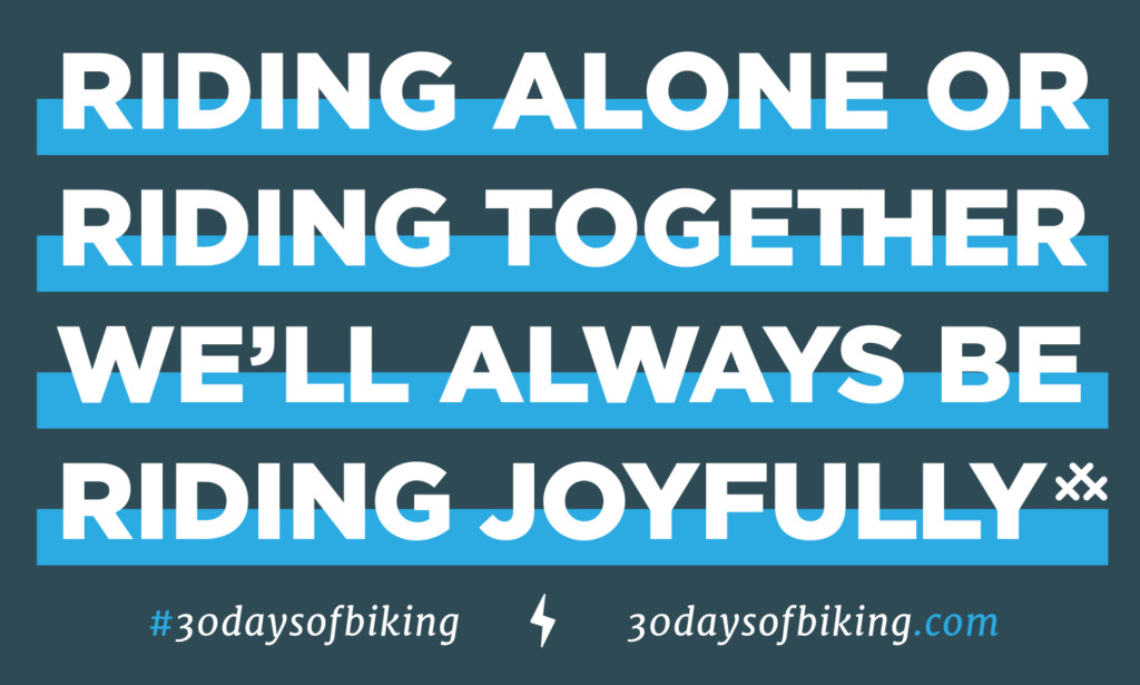 30 Days of Biking 2020 spoke card back