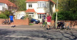 Beckenham cyclists puncture (picture supplied).PNG