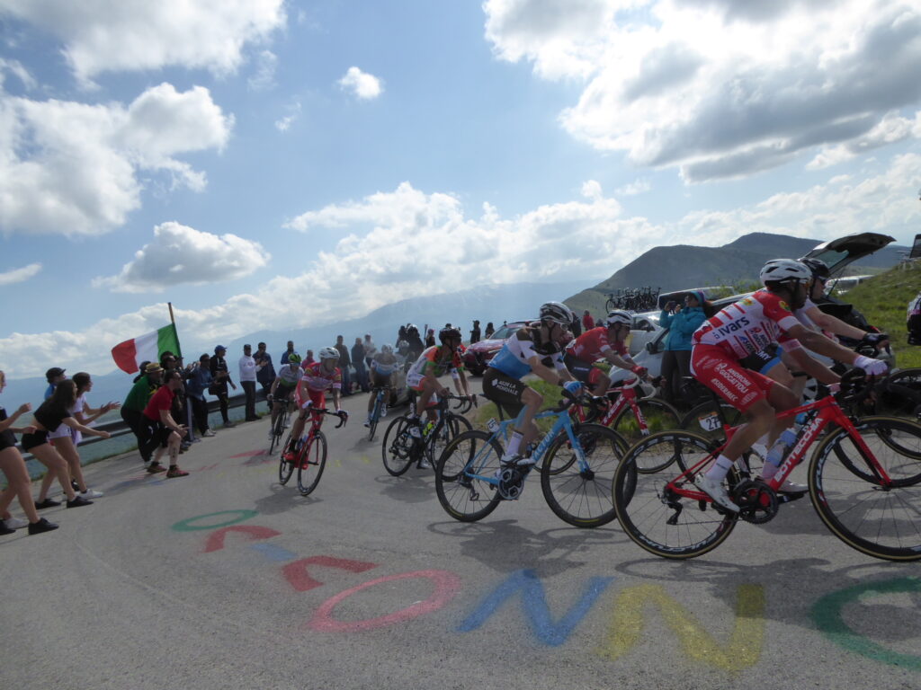 Riders in the Giro