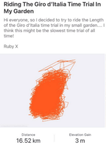 ruby isaacs giro ride in back garden – via strava.PNG