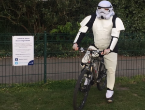 From cycling stormtroopers to MPs in bunny costumes - riders saddle up for 2.6 Challenge