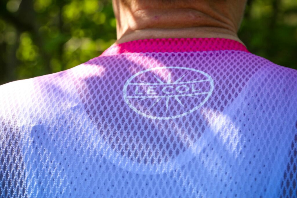 2020 Le Col Wahoo Pro Air Spinning Jersey – back logo.jpg