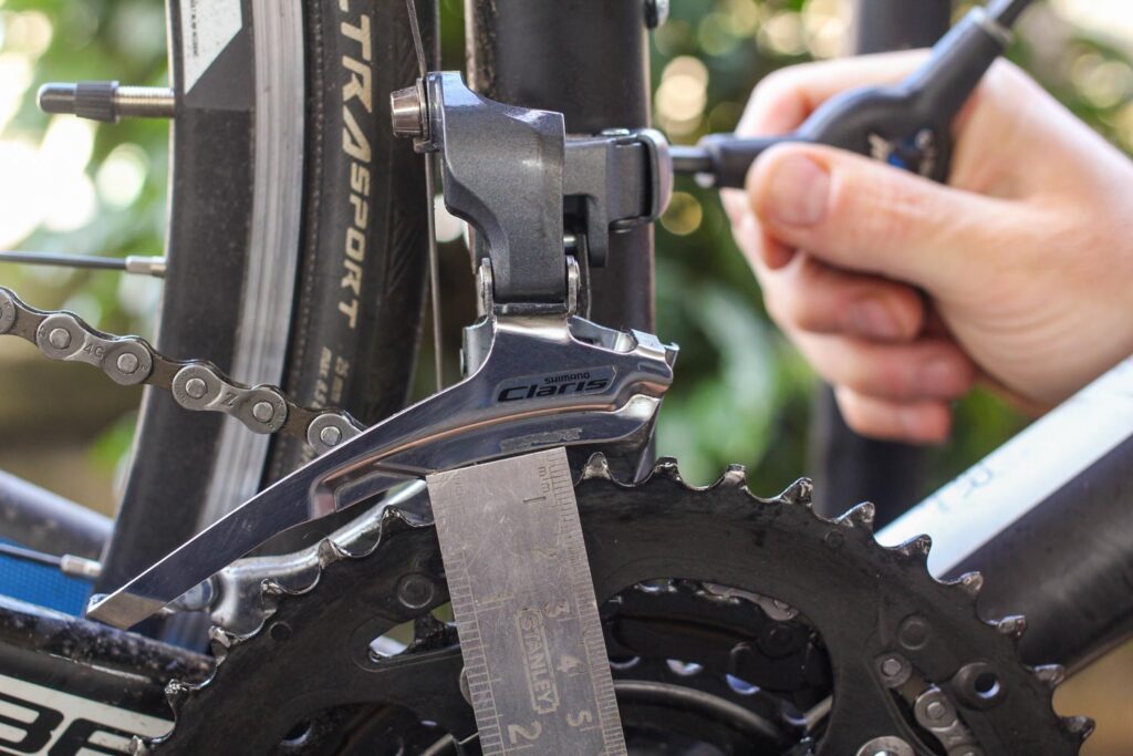 How to index front gears 04