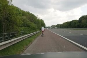 M58 cyclist