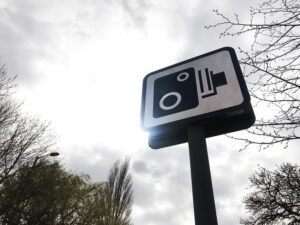 Speed camera sign (CC licensed by DPP Law via Flickr)