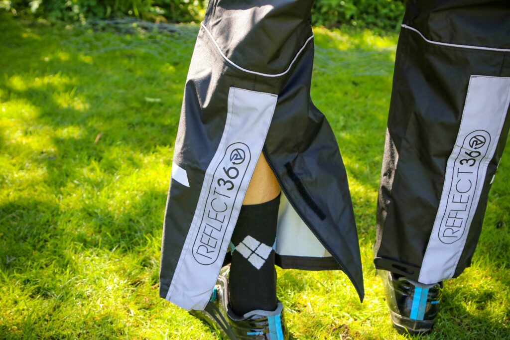 2020 Proviz REFLECT360 Men’s Waterproof Trousers – ankle unzipped.jpg