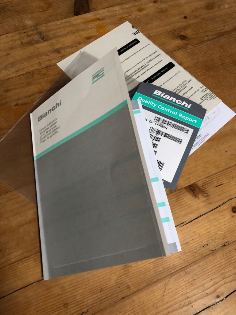Bianchi guarantee &ndash; 1