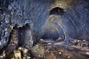 Queensbury Tunnel No 2 Shaft (picture credit Queensbury Tunnel Society)