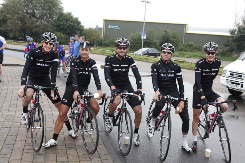 Rapha riders at Prostate Cancer Charity Tour Ride