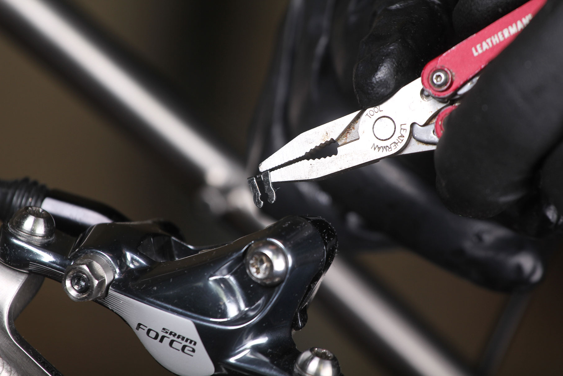 replace pads bolt and circlip