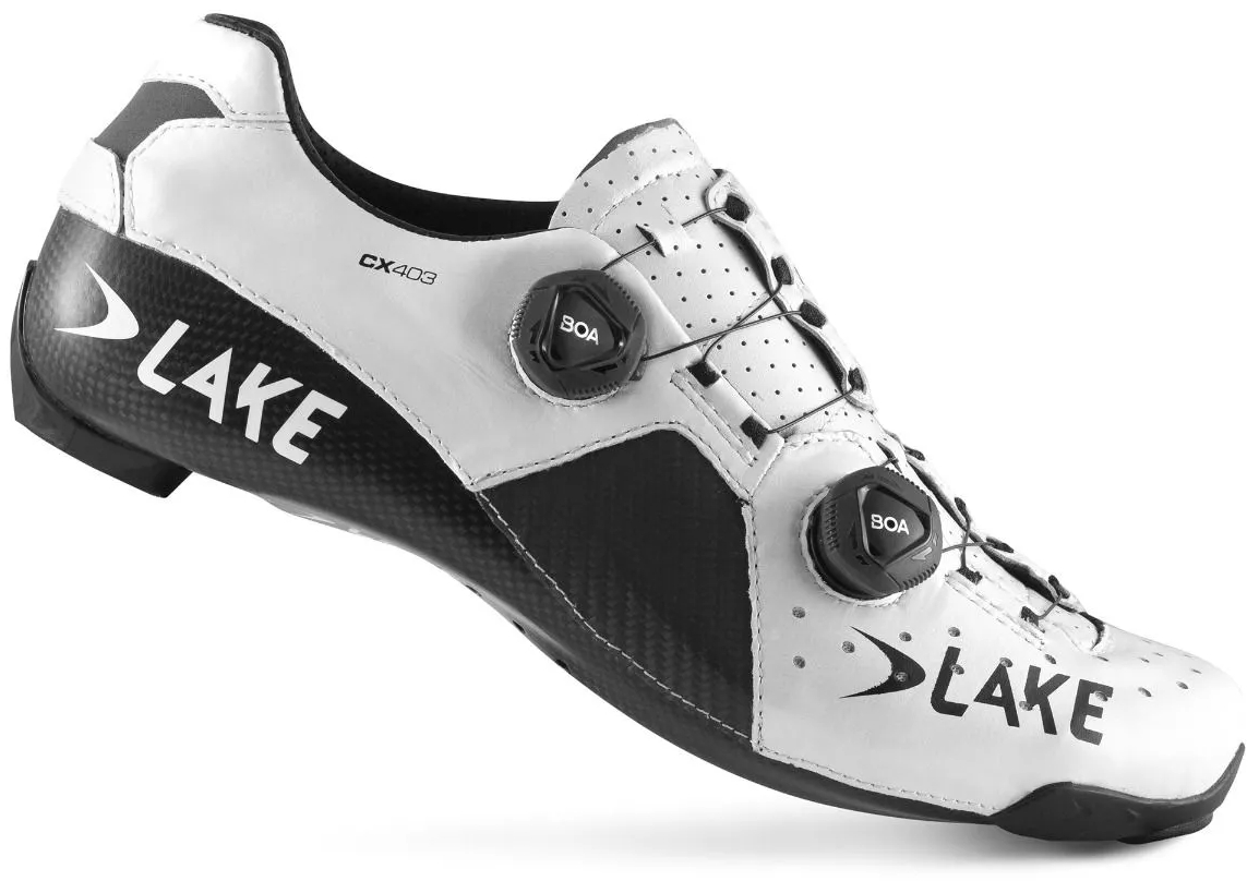 lake cx403 cfc carbon road shoes white black