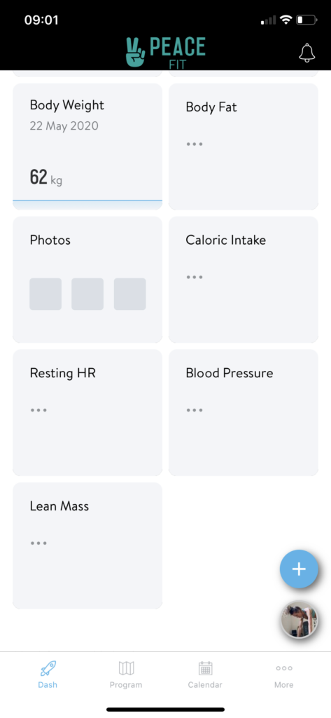 PeaceFit App Metrics.PNG