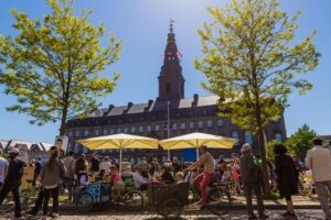 Bikes in Copenhagen, picture credit Copenhagen Media, photography@thomasrousing.dk_
