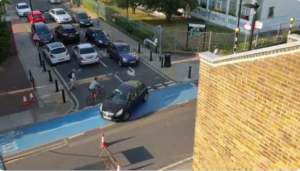 drivers on london cyclepath – via Rob N on twitter.PNG