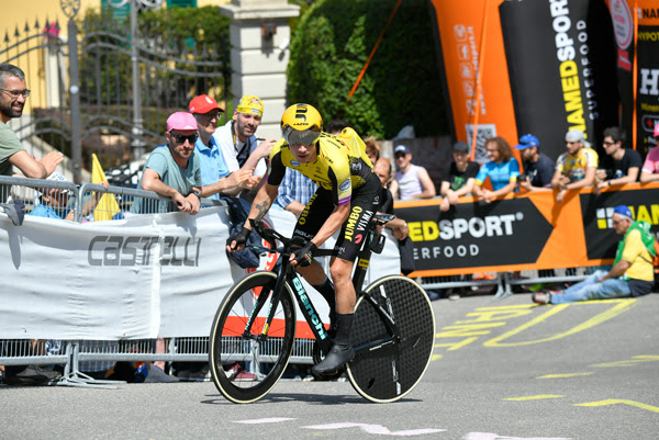 Primoz Roglic during Stage 1 of the 2019 Giro d’Italia