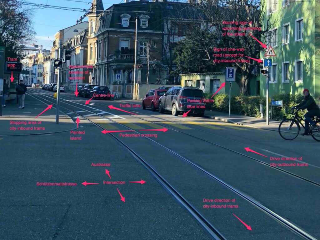 Reduced capacity on Austrasse
