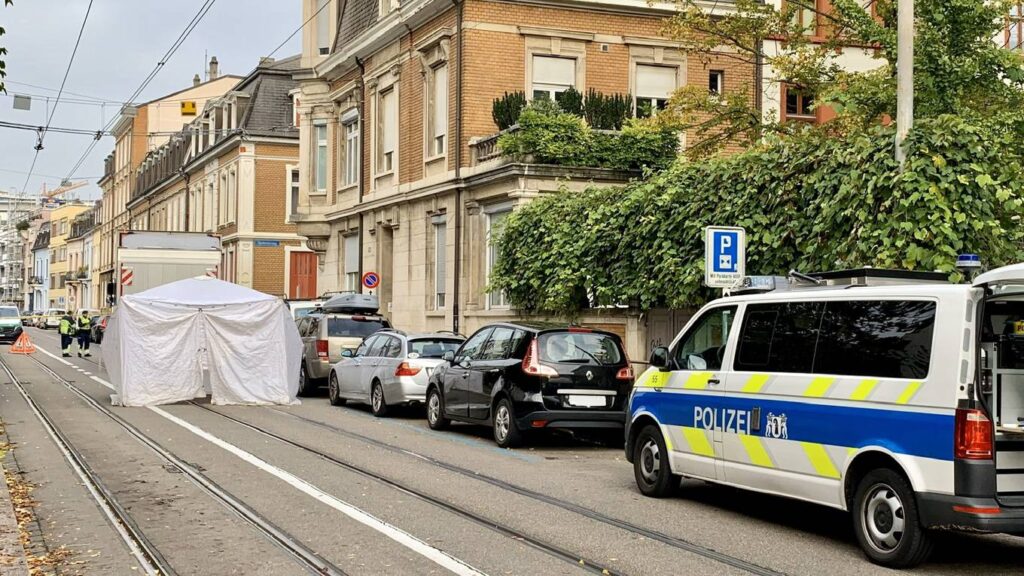 The scene of Martin Vosseler’s accident
