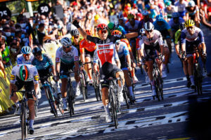 Caleb Ewan wins 2020 Tour de France Stage 3 © CorVos/SWpix.com_