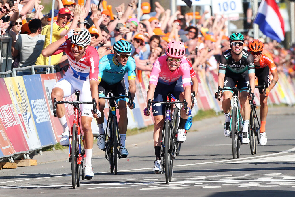 Mathieu van der Poel wins 2019 Amstel Gold Race (picture credit Amstel Gold Race)