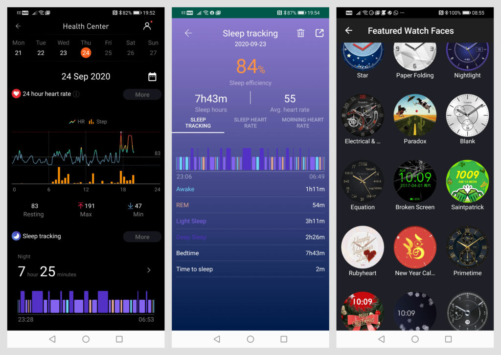 2020 Mobvoi Ticwatch Pro 3-screenshot–health-and-faces.jpg