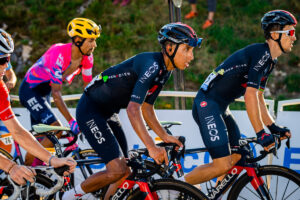 Egan Bernal at the 2020 Tour de France (picture credit Alex Whitehead, SWpix.com)
