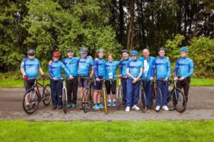 Special Olympic Scotland West cycling team