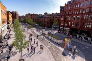 Stevenson Square, Manchester visualisation