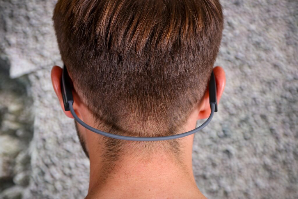 2020 Aftershockz OPENMOVE Wireless Bone Conduction Headphones – worn4.jpg