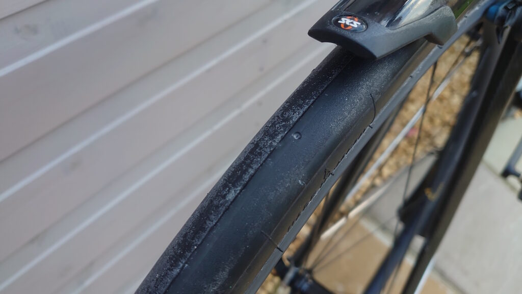 2020 IRC Roadlite Tubeless Road Tyre Fitted 1.JPG