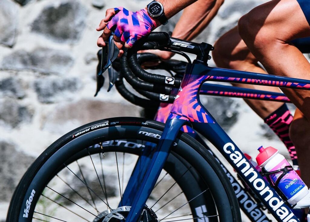EF Pro Cycling Vittoria Corsa Tubeless CREDIT EF Pro Cycling Facebook