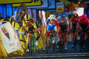 Fabio Jakobsen crash at 2020 Tour de Pologne (picture credit ilario Biondi/LB/RB/CorVos/SWpix.com).JPG