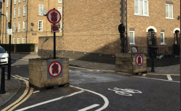 Hackney LTN vandalised