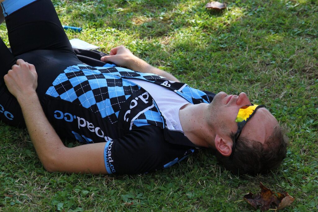 Barbecue – dave asleep