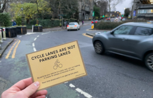Homemade parking tickets